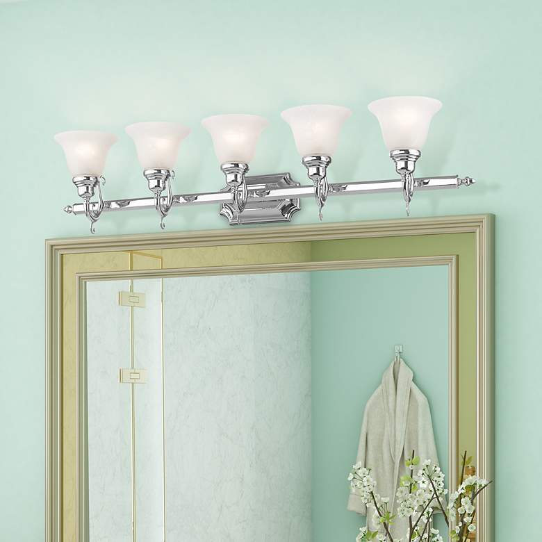 Image 1 5 Light Polished Chrome Bath Vanity