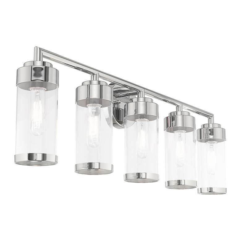 Image 7 5 Light Polished Chrome Bath Vanity more views