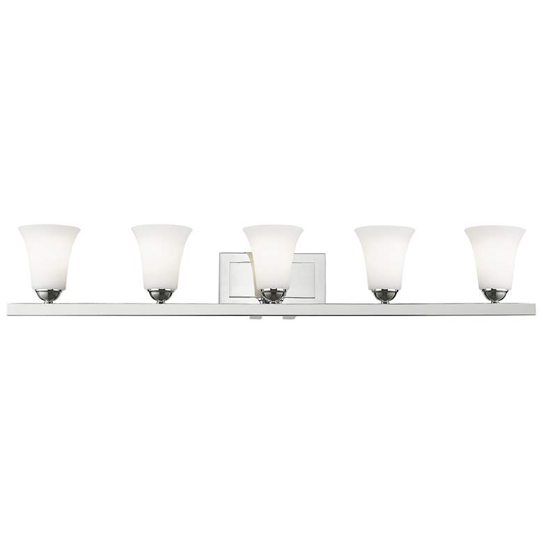 Image 1 5 Light Polished Chrome Bath Vanity