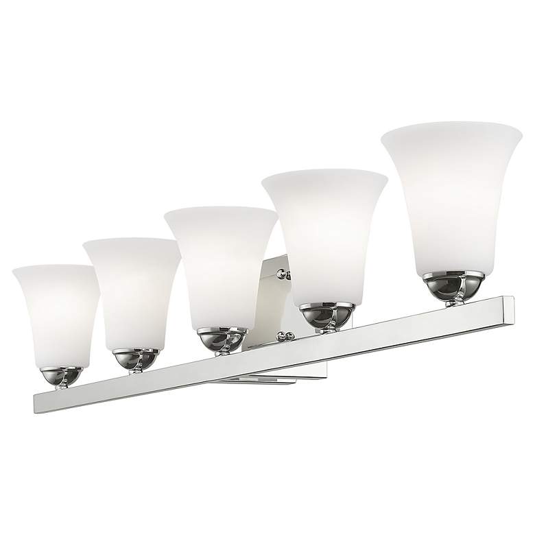 Image 6 5 Light Polished Chrome Bath Vanity more views