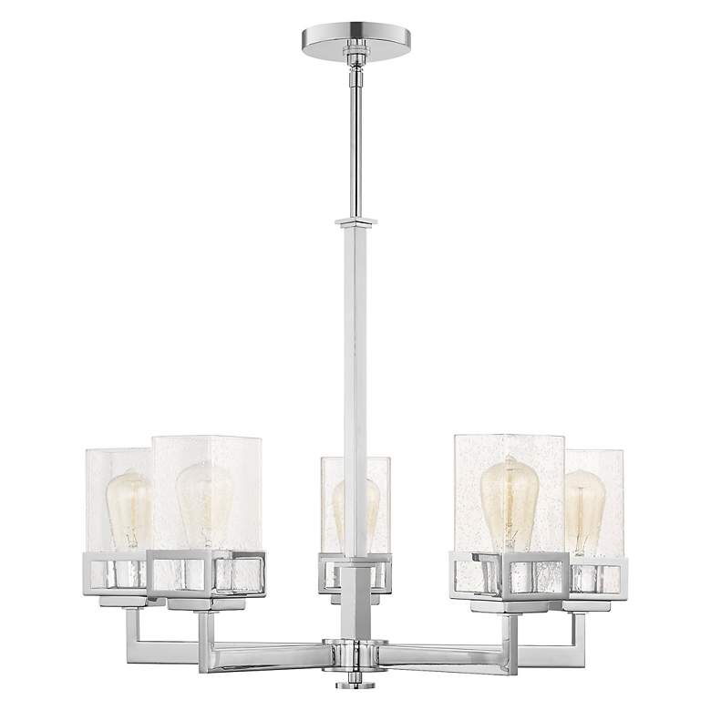 Image 3 5 Light Polished Chrome Chandelier more views