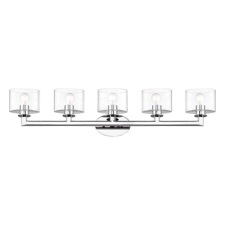 Image 3 5 Light Polished Chrome Extra Large Vanity Sconce more views