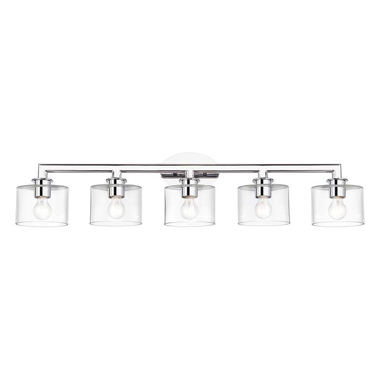 Image 4 5 Light Polished Chrome Extra Large Vanity Sconce more views
