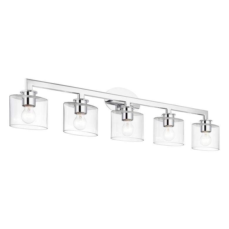Image 6 5 Light Polished Chrome Extra Large Vanity Sconce more views