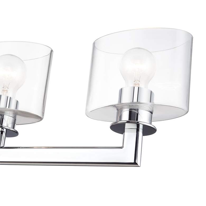 Image 7 5 Light Polished Chrome Extra Large Vanity Sconce more views