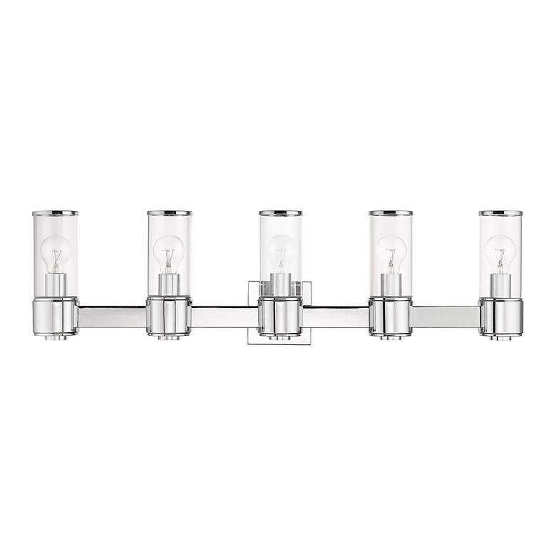 Image 3 5 Light Polished Chrome Large Vanity Sconce more views