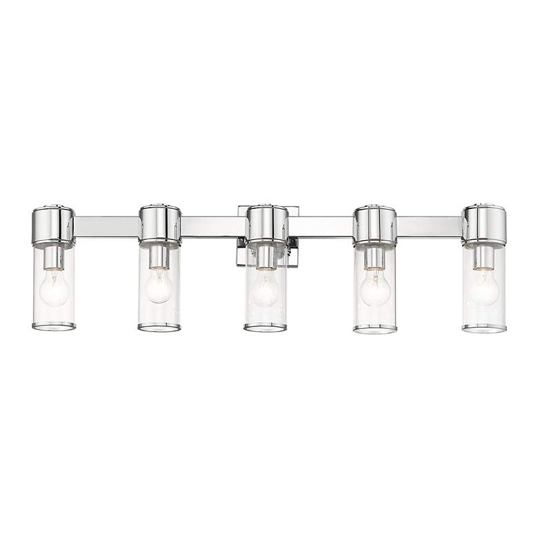 Image 4 5 Light Polished Chrome Large Vanity Sconce more views