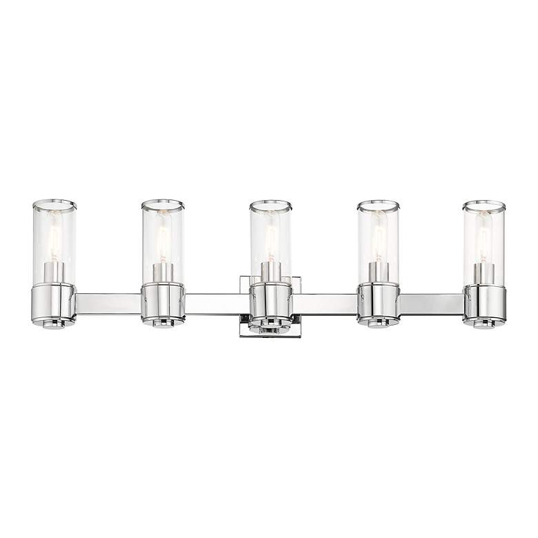 Image 5 5 Light Polished Chrome Large Vanity Sconce more views