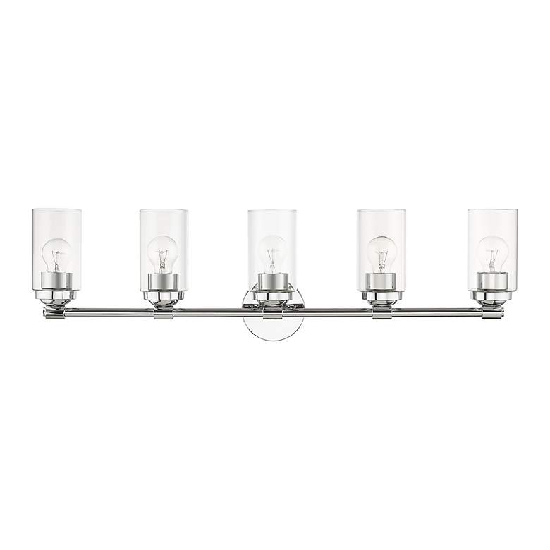 Image 4 5 Light Polished Chrome Large Vanity Sconce more views