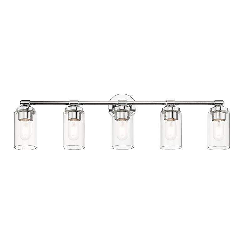 Image 5 5 Light Polished Chrome Large Vanity Sconce more views