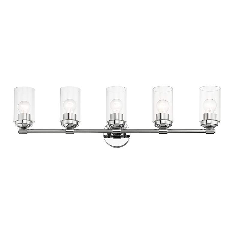Image 6 5 Light Polished Chrome Large Vanity Sconce more views