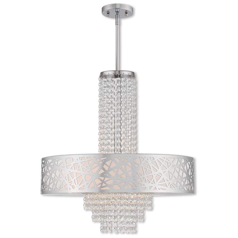 Image 1 5 Light Polished Chrome Pendant Chandelier