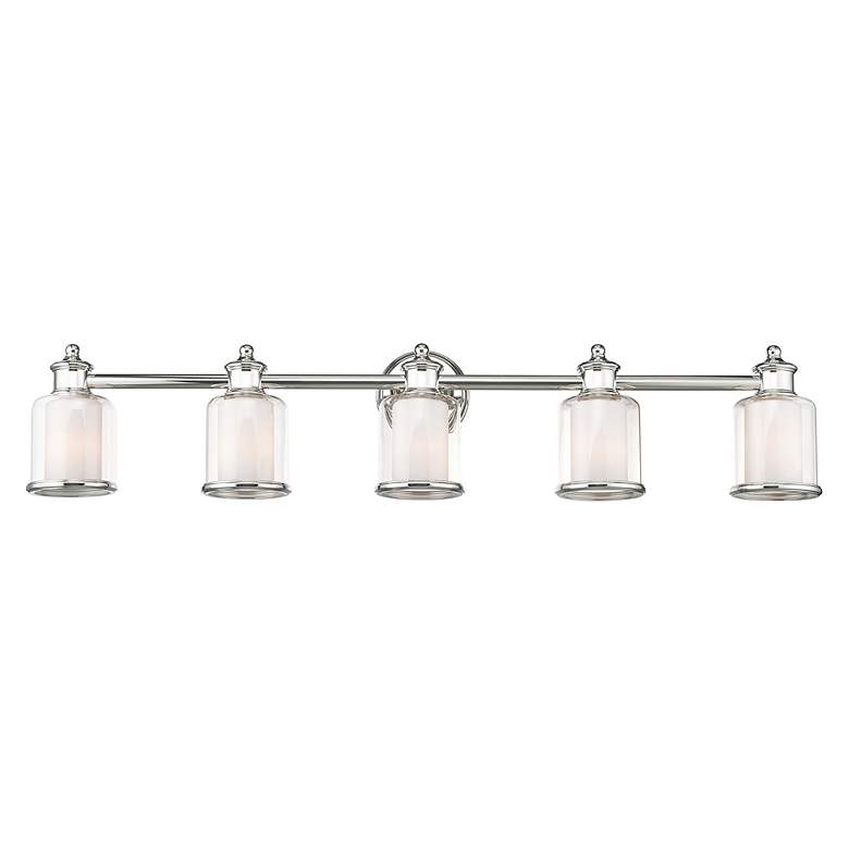 Image 6 5 Light Polished Nickel Bath Vanity more views