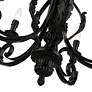 6_5 Light Shiny Black Chandelier more views