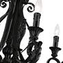 7_5 Light Shiny Black Chandelier more views