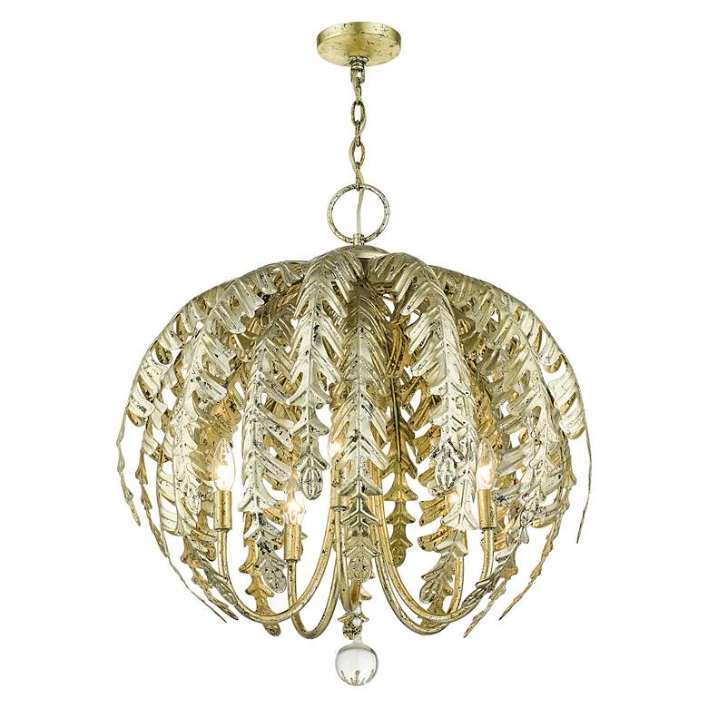 Image 5 5 Light Winter Gold Chandelier more views
