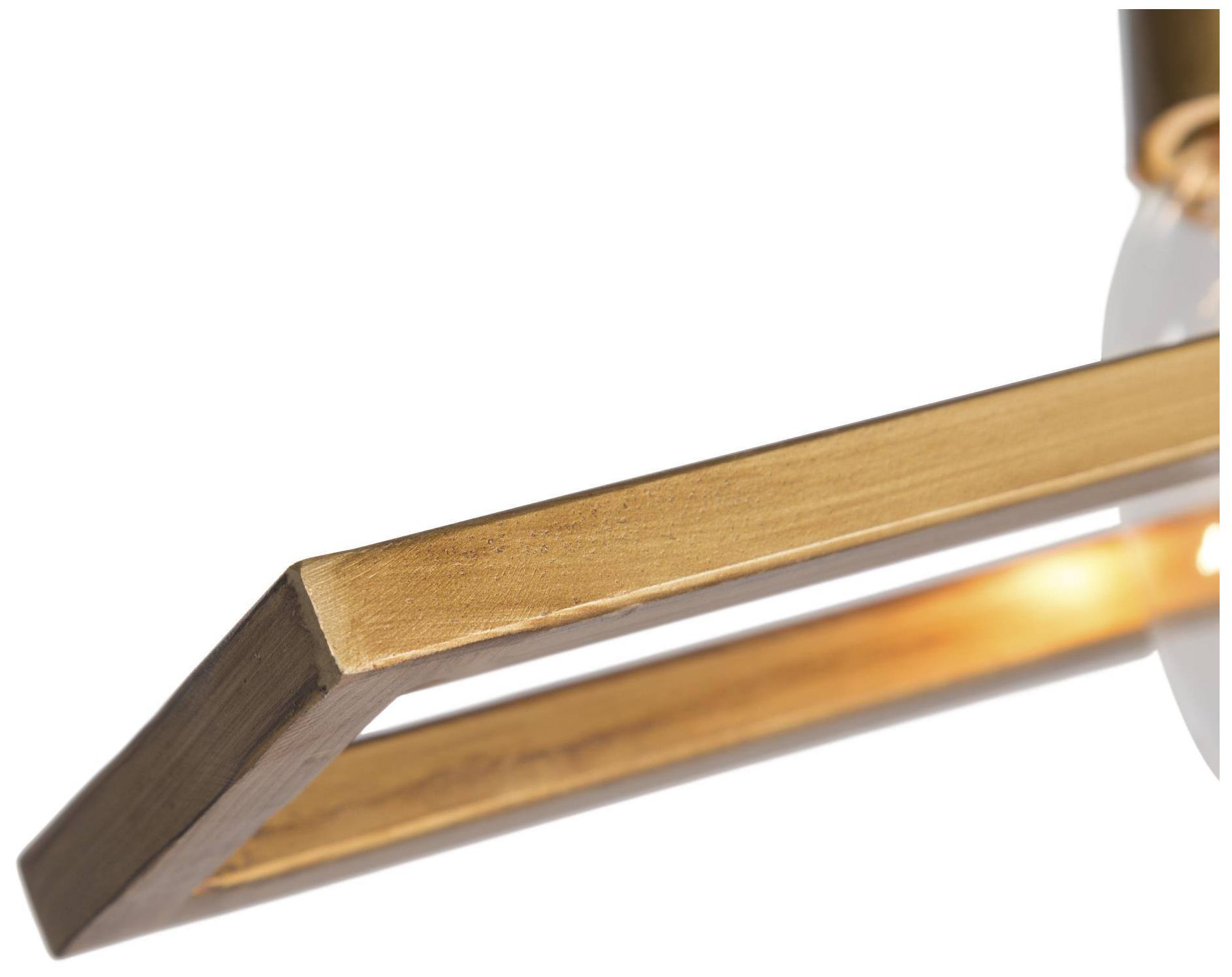 Image 4 5-Lights 30.9"W Geometric Gold Chandelier more views