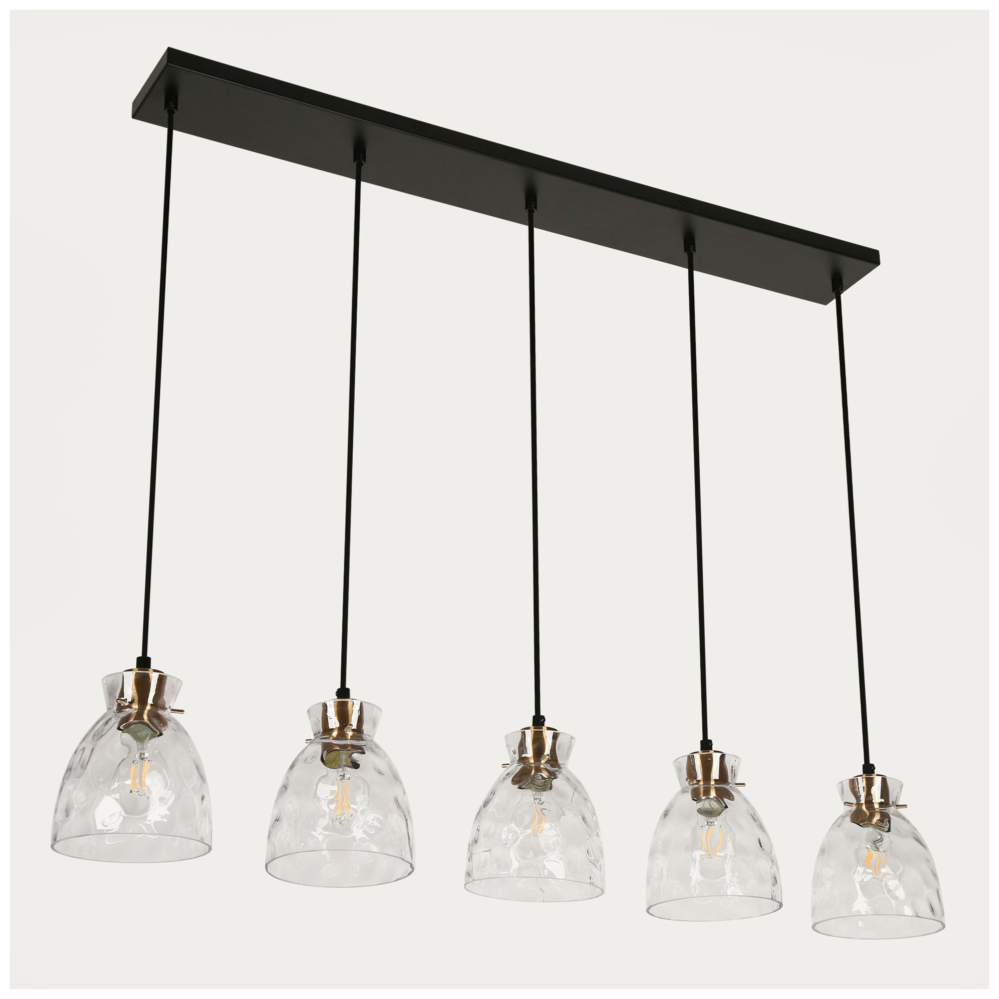 Image 2 5-Lights Large Linear Island Pendant Light Chandelier more views