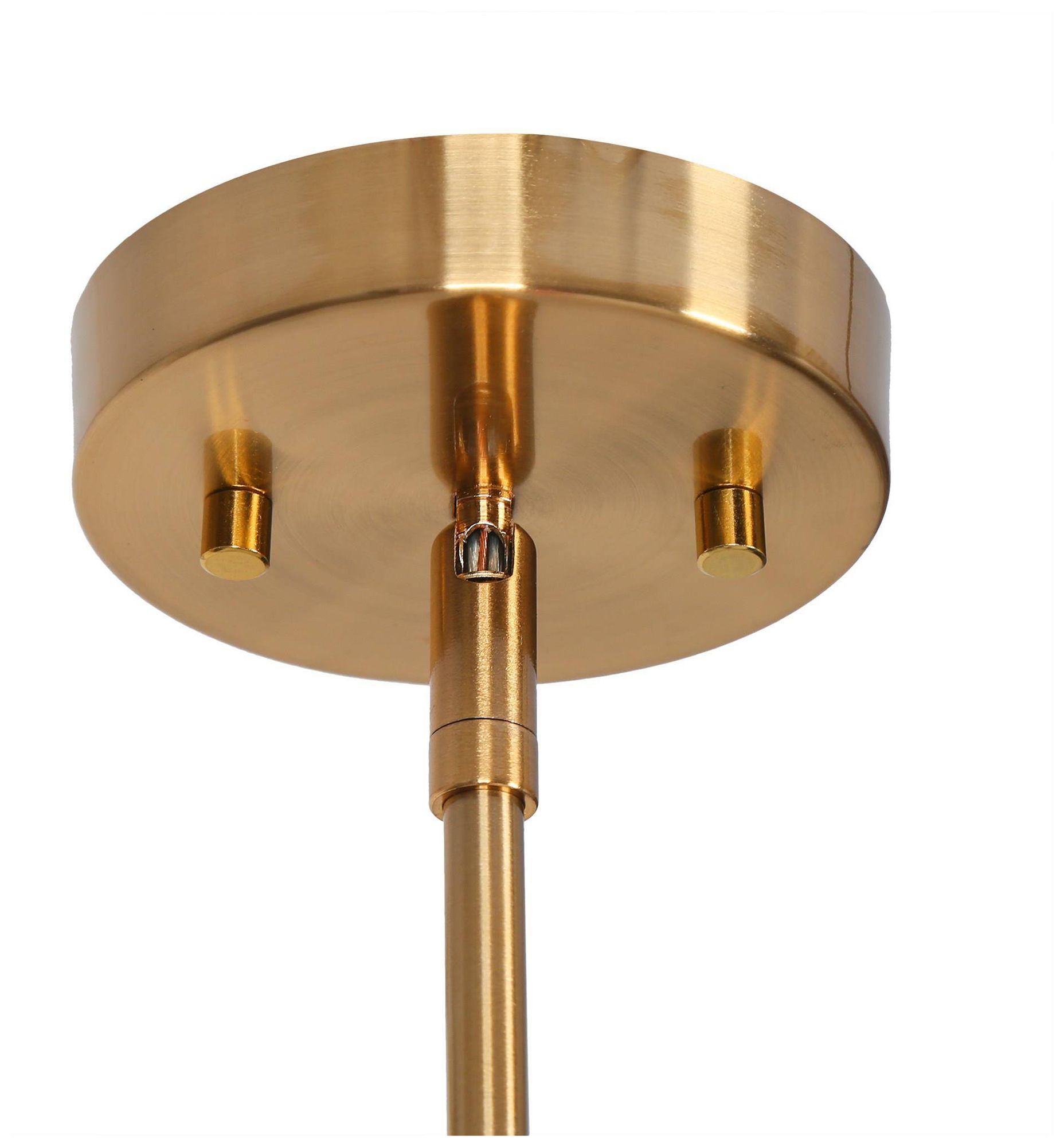 Image 7 5-Lights Modern Glam Curved Arm Ring Chandelier Electroplating Copper more views