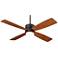 50" Emerson Highrise Bronze Ceiling Fan with LED Downlight