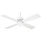 50" Emerson Highrise Satin White LED Ceiling Fan