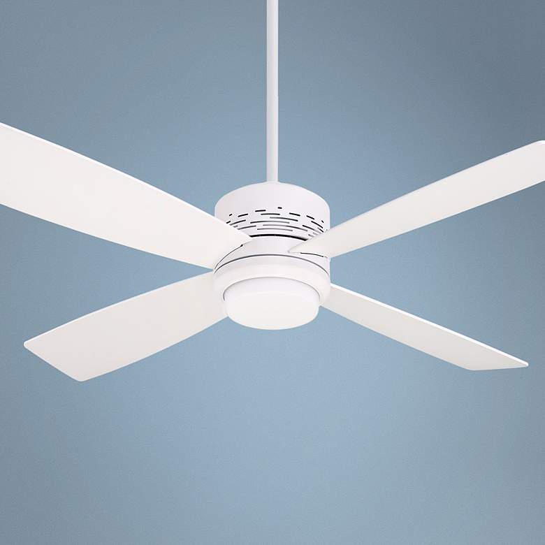 Image 1 50 inch Emerson Highrise Satin White LED Ceiling Fan