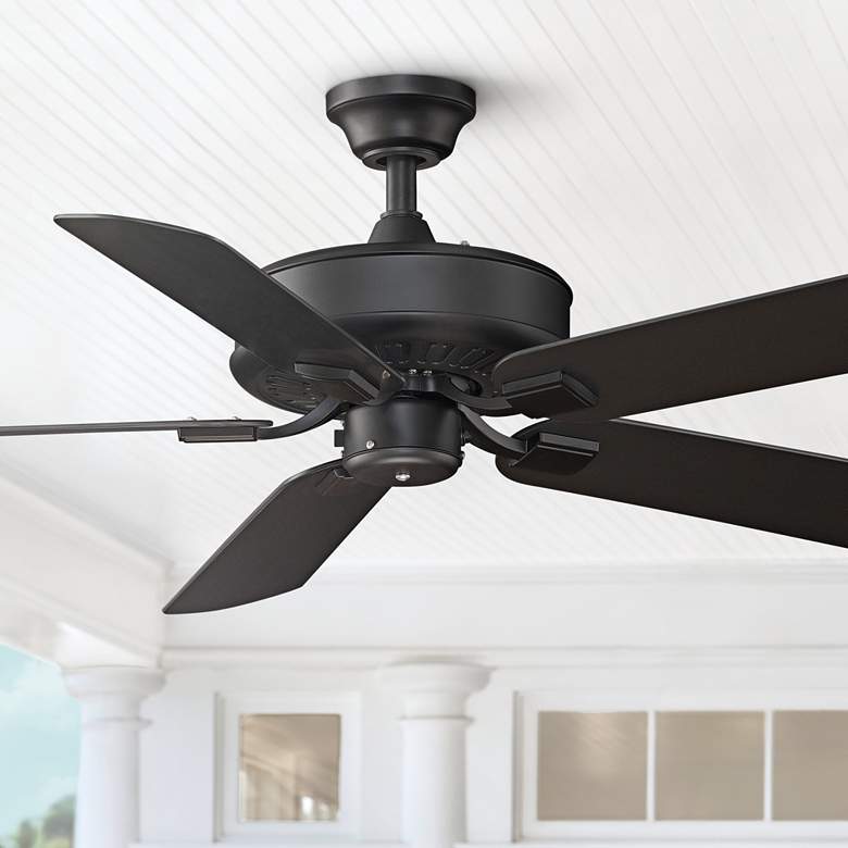 Image 1 50" Fanimation Edgewood Black All-Weather Ceiling Fan