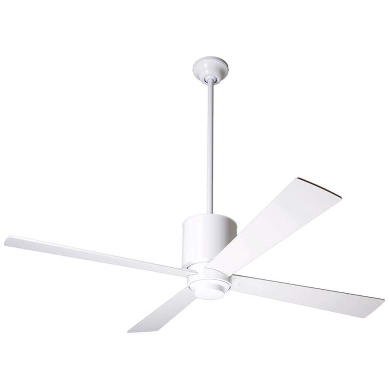Image 2 50 inch Lapa Gloss White Ceiling Fan with Wall Control