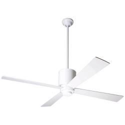 50&quot; Lapa Gloss White Ceiling Fan with Wall Control