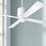 50" Lapa Gloss White Ceiling Fan with Wall Control