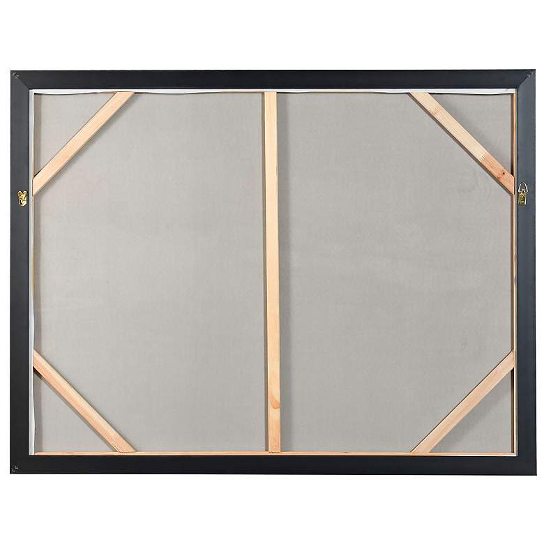 Image 4 50" x 38" Colorful View Gold Frame Hand Painted Canvas Wall Art more views