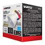50 Watt Equivalent Satco White 6.5W 450L LED Dimmable Bi-Pin in scene