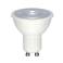 50 Watt Equivalent Satco White 6.5W 500L LED Dimmable Bi-Pin