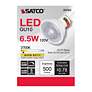 3_50 Watt Equivalent Satco White 6.5W 500L LED Dimmable Bi-Pin more views