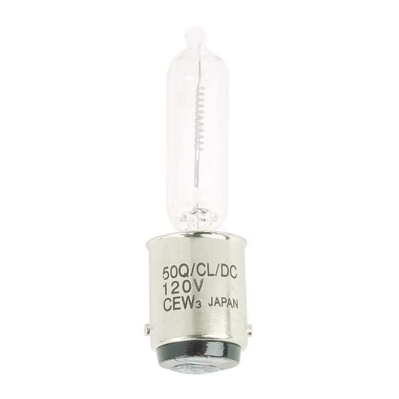 Image 1 50 Watt Quartz Halogen Double Contact Bulb