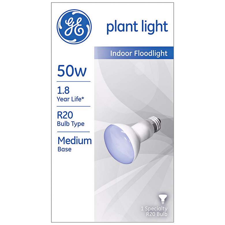 Image 1 50 Watt Reflector Plant Grow Light Bulb