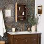 1_Marlowe Tropical Hardwood 17" x 25" Medicine Cabinet in scene