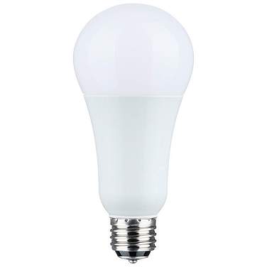 50W-100W-150W Equivalent 5W-14W-20W Standard Base 3-Way Light Bulb by Satco