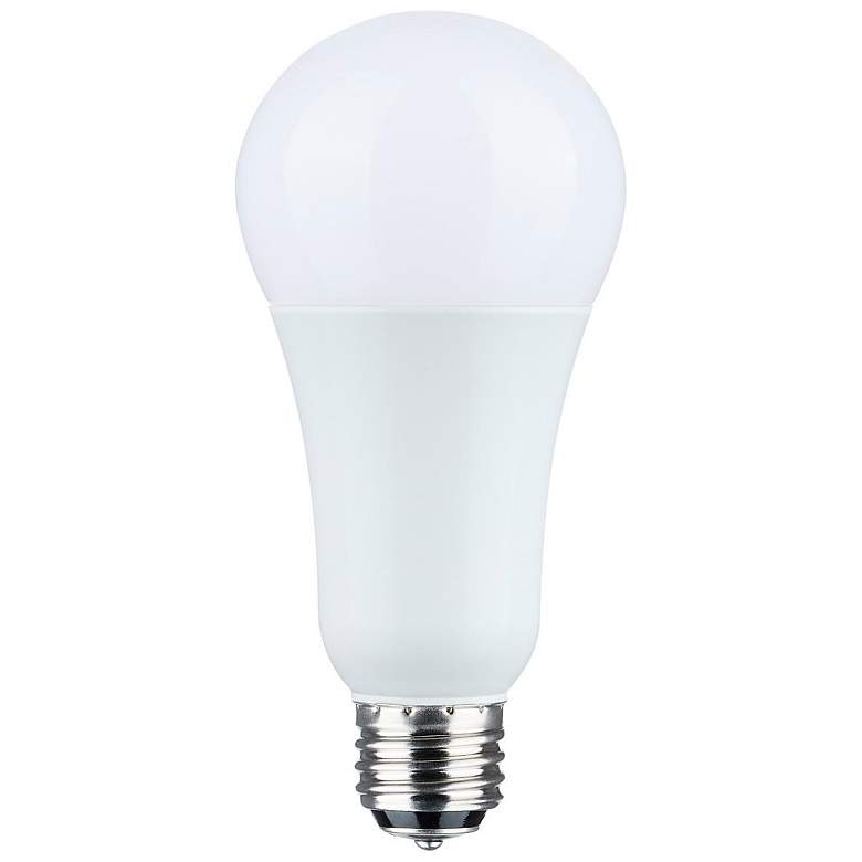 Image 2 50W-100W-150W Equivalent 5W-14W-20W Standard Base 3-Way Light Bulb by Satco