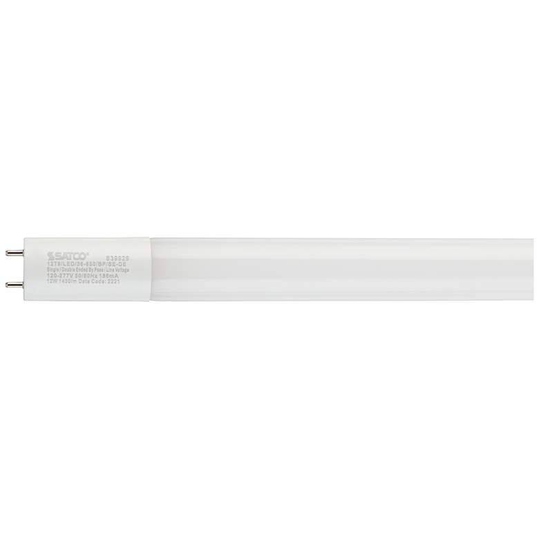 Image 2 50W Equivalent 12W LED T8 Type B Tube Bulb by Satco more views
