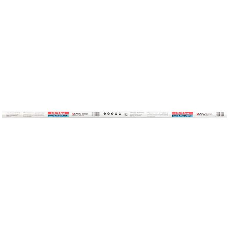 Image 3 50W Equivalent 12W LED T8 Type B Tube Bulb by Satco more views