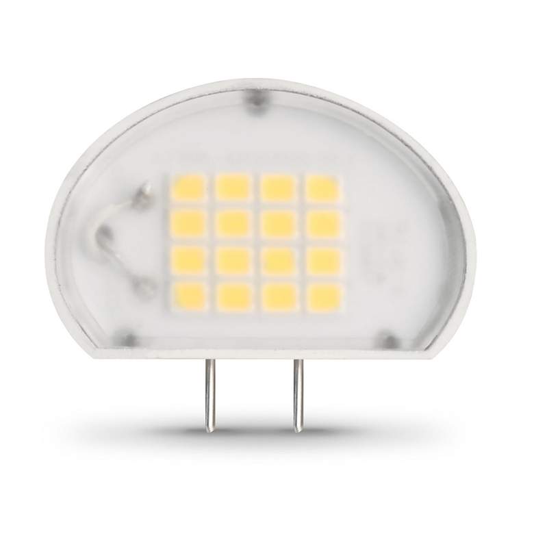 Image 1 50W Equivalent 4.5W LED Dimmable Bi-Pin G8 Puck Light Bulb