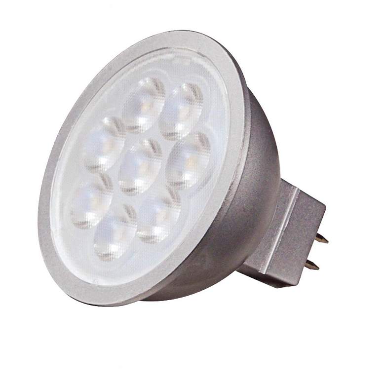Image 1 50W Equivalent 6.5W 2700K LED Dimmable Bi-Pin MR16 Light Bulb by Satco