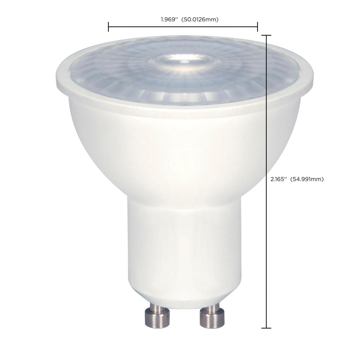 50W Equivalent 6.5W 3000K LED Dimmable Bi-Pin MR16 Light Bulb by Satco in scene