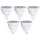 50W Equivalent Bioluz 7W LED Dimmable MR16 Bulb 5-Pack