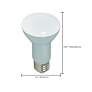 2_50W Equivalent Frosted 6.5W LED Dimmable Standard R20 Light Bulb by Satco more views