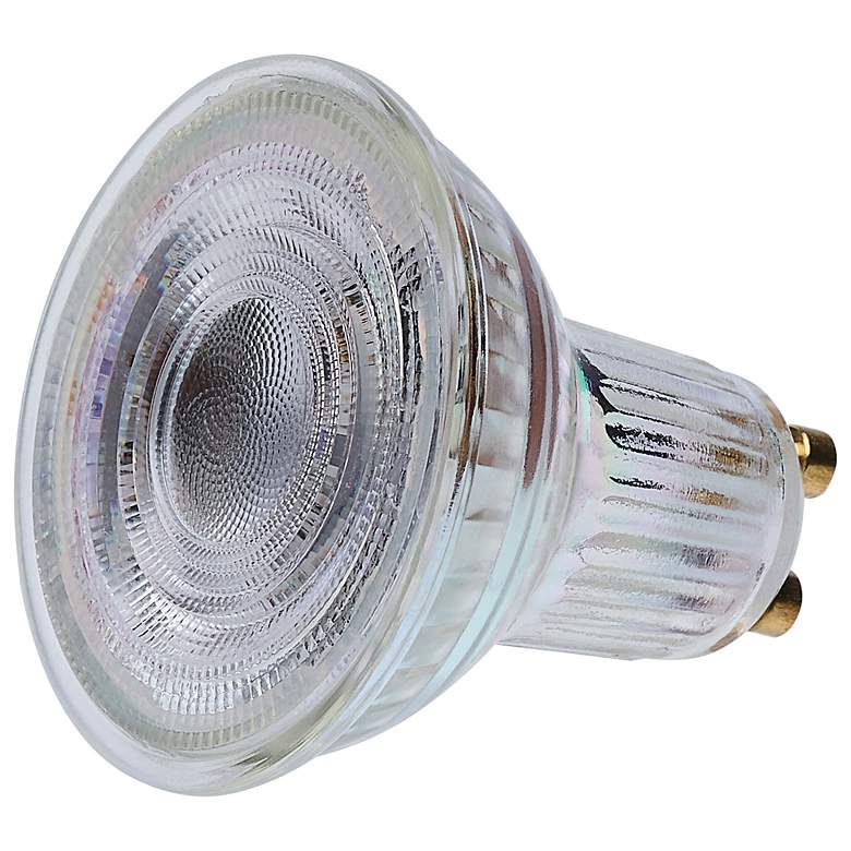 Image 1 50W Equivalent Satco Clear 5.5W 5000K LED Dimmable Bi-Pin