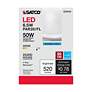 6_50W Equivalent Satco Clear 6.5W LED Dimmable Standard Bulb more views