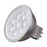 1_50W Equivalent Satco Gray 6.5W LED 3000K 450L Dimmable GU5.3