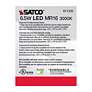 6_50W Equivalent Satco Gray 6.5W LED 3000K 450L Dimmable GU5.3 more views